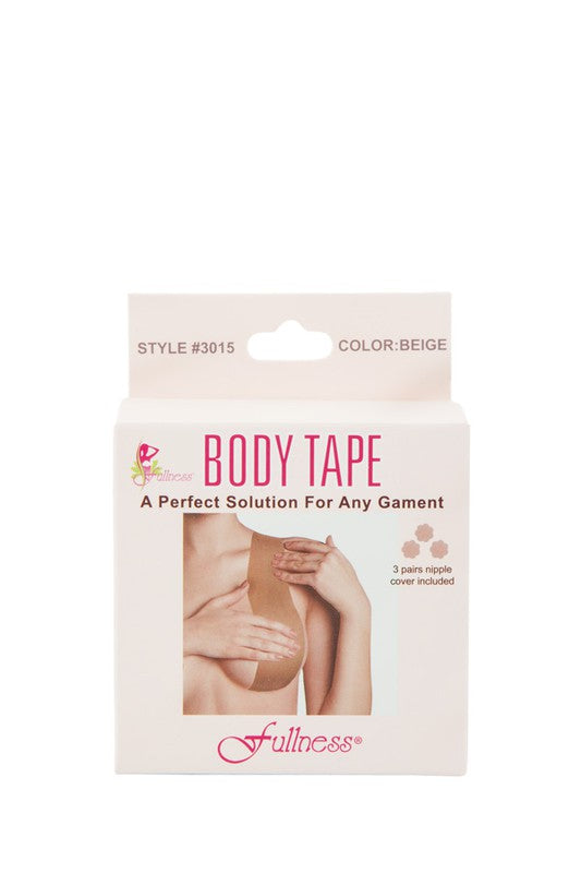Fullness Body Tape - All 3 Colors! Black, Nude, Mocha Body Tape, Nipple  Cover